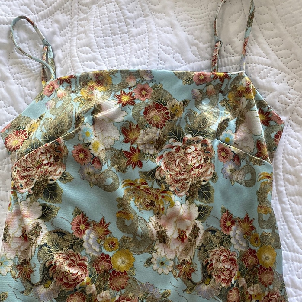 Urban outfitters satin print mini dress